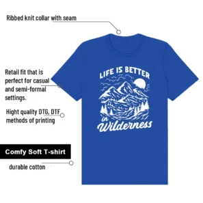 Air Force 1 Low College Blue Wilderness Shirt features