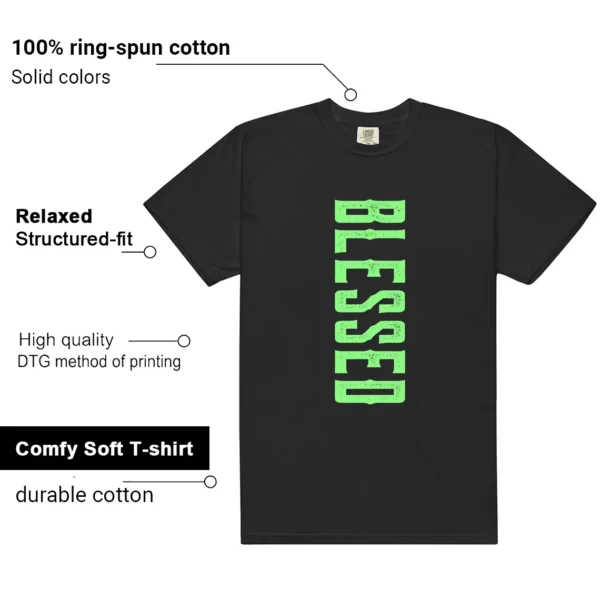 Air Max 1 Essential Green Strike Blessed Match Shirt features