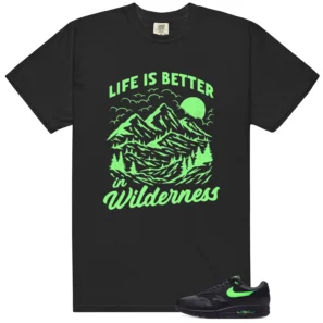 Air Max 1 Essential Green Strike Wilderness Shirt