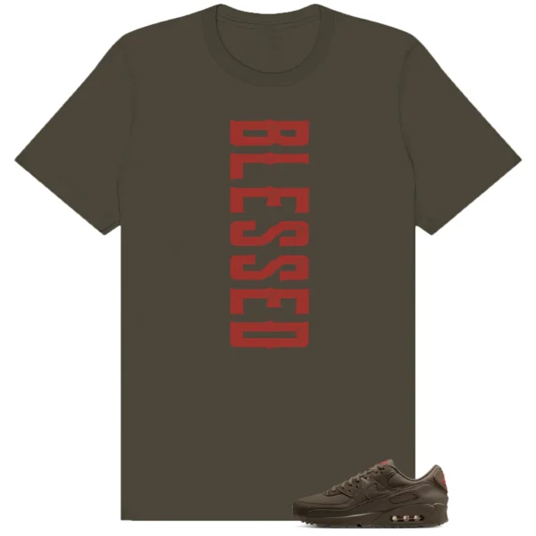 Air Max 90 Essential+ Cave Stone Blessed Match Shirt