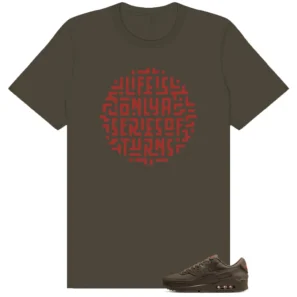 Air Max 90 Essential+ Cave Stone Life Turns Graphic Shirt