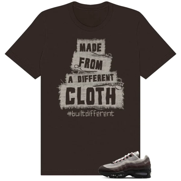 Air Max 95 WMNS Velvet Brown Built Different Matching Shirt