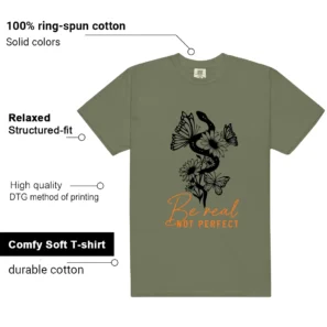 Deep Green 4s 2025 Be Real Shirt features