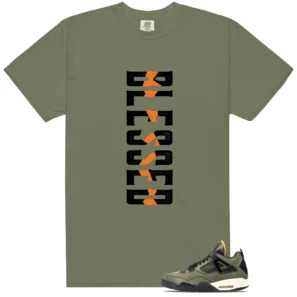 Deep Green 4s 2025 Blessed Match Shirt
