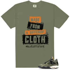 Deep Green 4s 2025 Built Different Matching Shirt