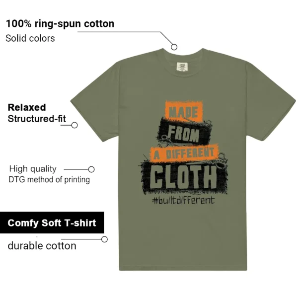 Deep Green 4s 2025 Built Different Matching Shirt features