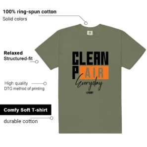 Deep Green 4s 2025 Clean Pair Match Shirt features