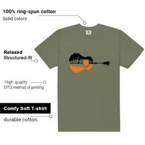 Deep Green 4s 2025 Guitar Matching Tees features