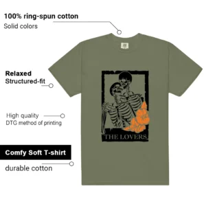 Deep Green 4s 2025 Lovers Matching Tees features