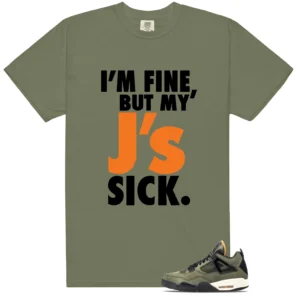 Deep Green 4s 2025 Sick J's Matching Tees