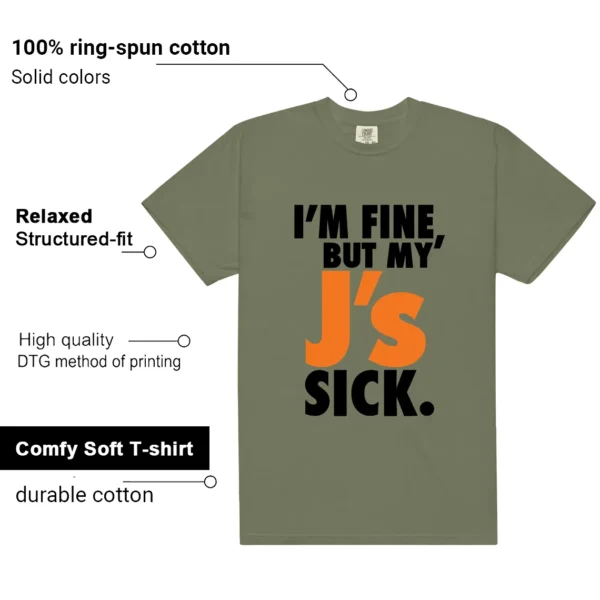 Deep Green 4s 2025 Sick J's Matching Tees features