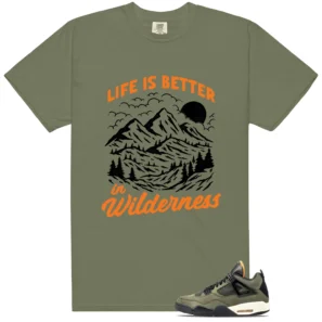 Deep Green 4s 2025 Wilderness Shirt