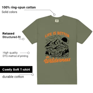 Deep Green 4s 2025 Wilderness Shirt features