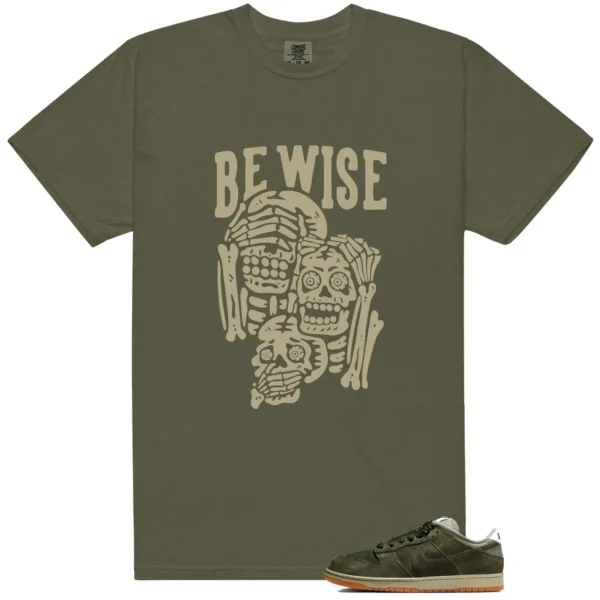 Dunk Low Pro B Sequoia Be Wise Graphic Shirt