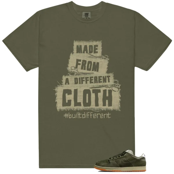 Dunk Low Pro B Sequoia Built Different Matching Shirt