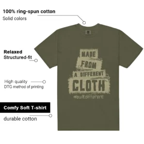 Dunk Low Pro B Sequoia Built Different Matching Shirt features