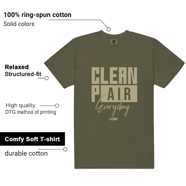 Dunk Low Pro B Sequoia Clean Pair Match Shirt features