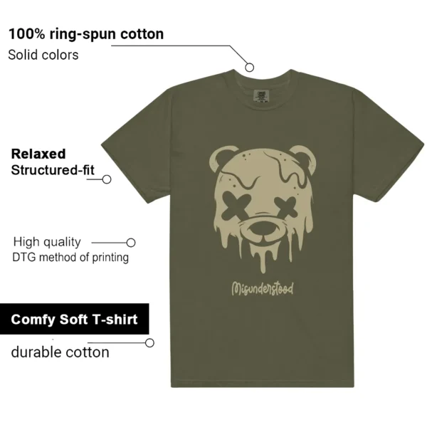 Dunk Low Pro B Sequoia Drippy Bear Graphic Shirt features