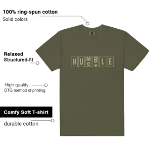 Dunk Low Pro B Sequoia Hustle Humble Match Shirt features