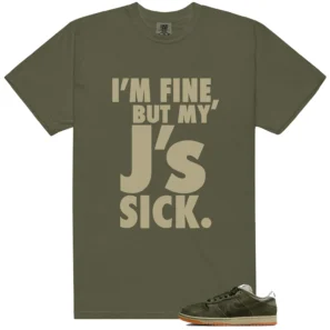 Dunk Low Pro B Sequoia Sick J's Matching Tees