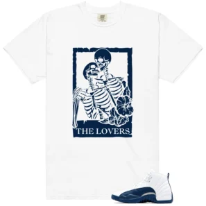 French Blue 12s 2025 Lovers Matching Tees