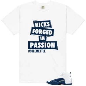 French Blue 12s 2025 Passion Kicks Graphic Shirt