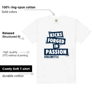 French Blue 12s 2025 Passion Kicks Graphic Shirt features