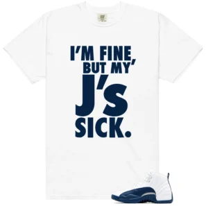 French Blue 12s 2025 Sick J's Matching Tees