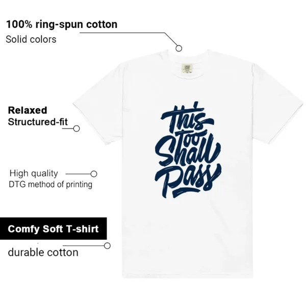 French Blue 12s 2025 This Too Shall Pass Match Shirt features