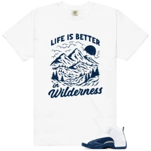 French Blue 12s 2025 Wilderness Shirt