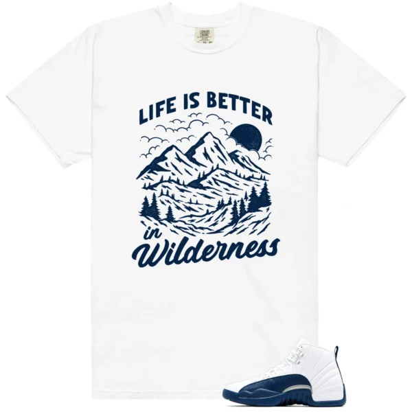 French Blue 12s 2025 Wilderness Shirt