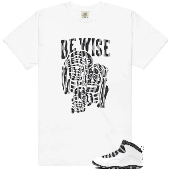 Jordan 10 Steel Be Wise Graphic Shirt