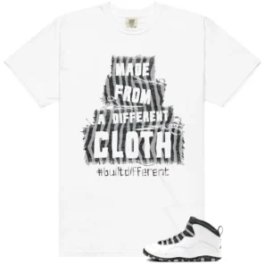 Jordan 10 Steel Built Different Matching Shirt