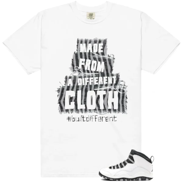 Jordan 10 Steel Built Different Matching Shirt