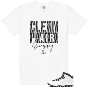 Jordan 10 Steel Clean Pair Match Shirt