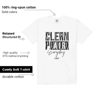Jordan 10 Steel Clean Pair Match Shirt features