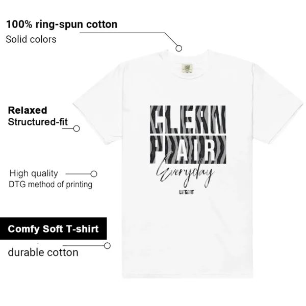Jordan 10 Steel Clean Pair Match Shirt features