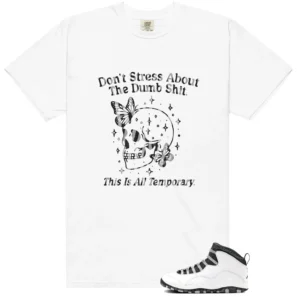 Jordan 10 Steel Don't Stress Match Shirt