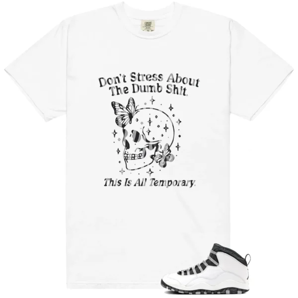 Jordan 10 Steel Don't Stress Match Shirt