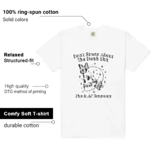 Jordan 10 Steel Don't Stress Match Shirt features