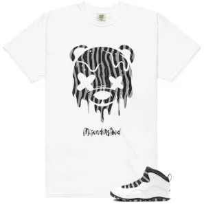 Jordan 10 Steel Drippy Bear Graphic Shirt
