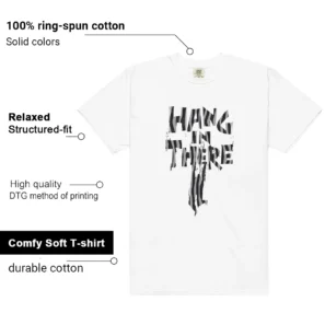 Jordan 10 Steel Hang In There Matching Shirt features