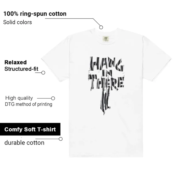 Jordan 10 Steel Hang In There Matching Shirt features