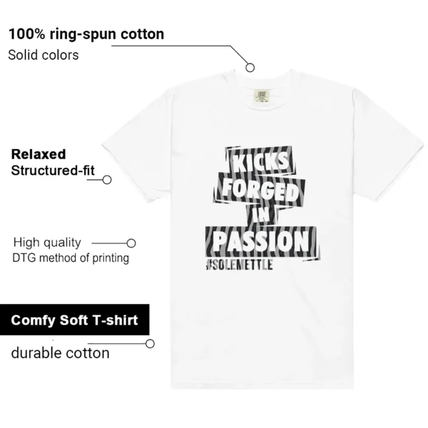Jordan 10 Steel Passion Kicks Graphic Shirt features