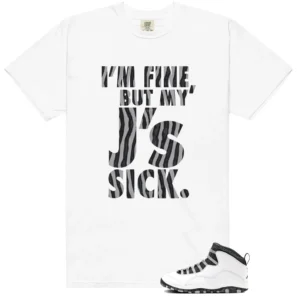 Jordan 10 Steel Sick J's Matching Tees