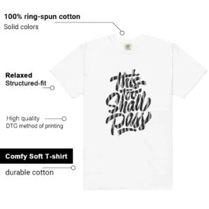 Jordan 10 Steel This Too Shall Pass Match Shirt features
