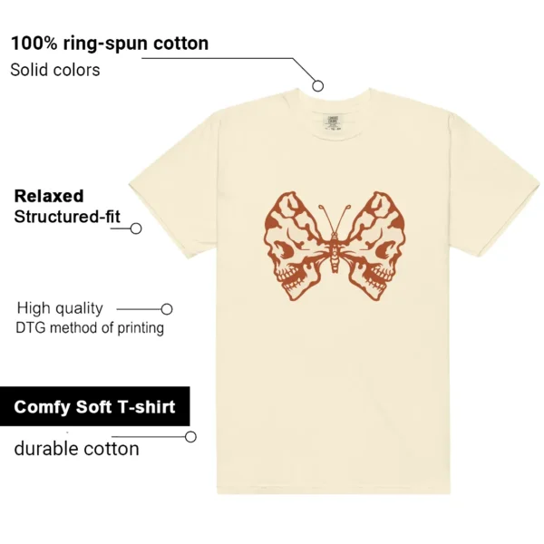 Jordan 12 Eastside Golf Out of the Clay Butterfly Skulls Matching Tees features