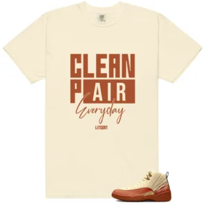 Jordan 12 Eastside Golf Out of the Clay Clean Pair Match Shirt