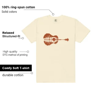 Jordan 12 Eastside Golf Out of the Clay Guitar Matching Tees features