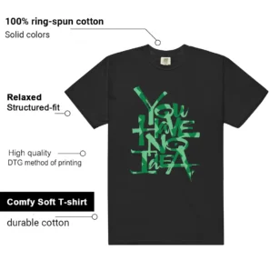 No Idea Shirt to match Air Max 95 Big Bubble Black Green Shock features